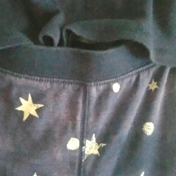 Cat & Jack Girls Pajamas Moon and Stars Navy Size 8 - Picture 6 of 11